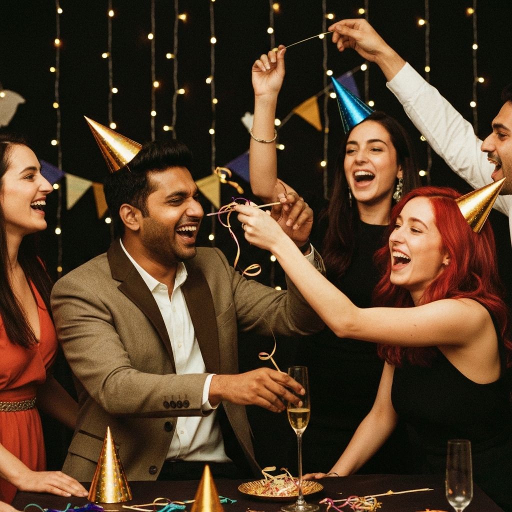Friends laughing at a private party photo booth